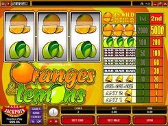 Игровой автомат Апельсины и Лимоны